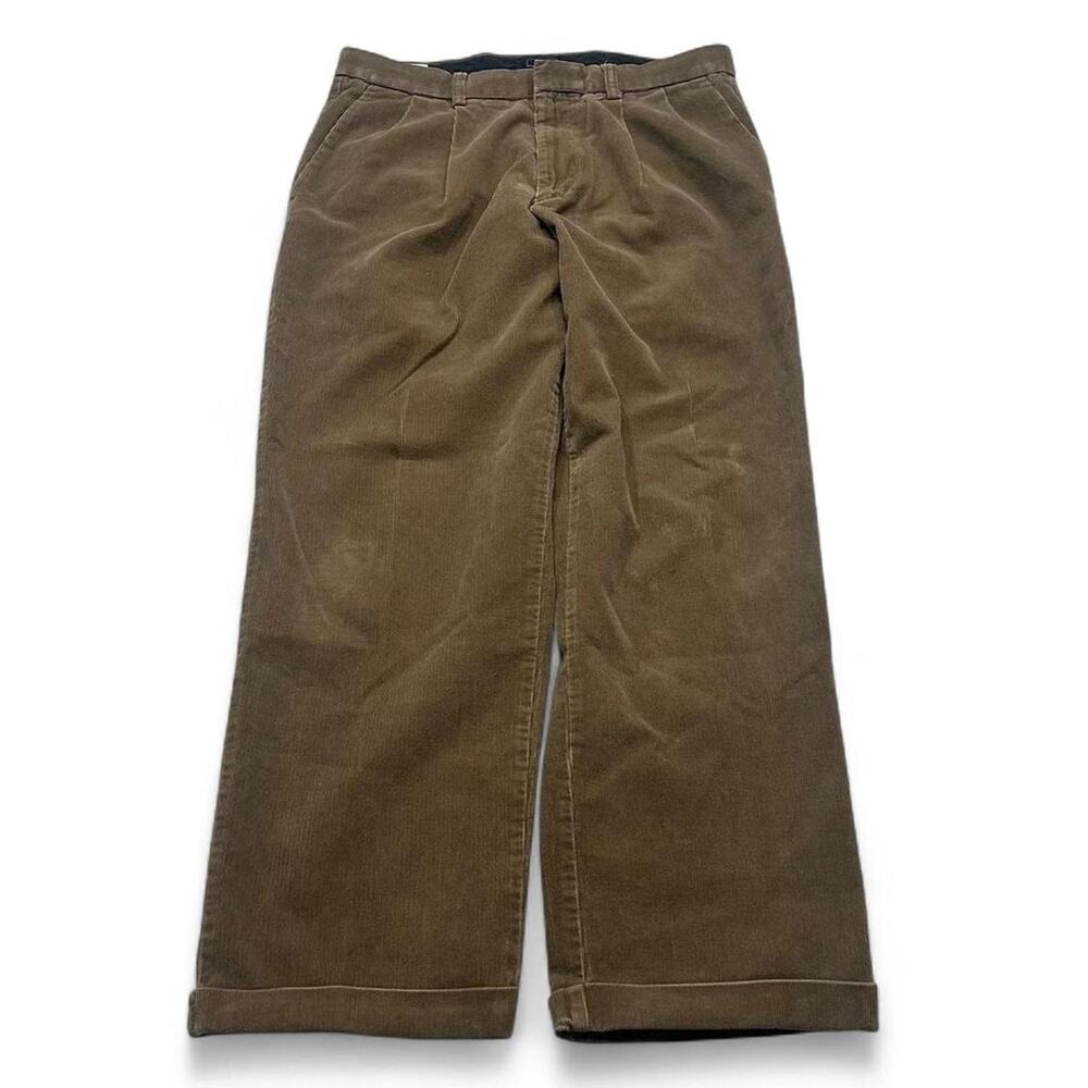 Dockers brown pleated relaxed fit